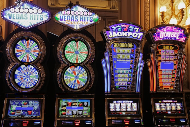 Futuristic slot layout